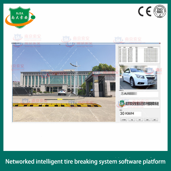 Networked  Intelligent tire breaking system software platform